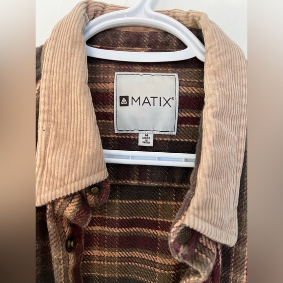 (M) Vest jacket coat Matix Aimsburro marron - Picture 3 of 5